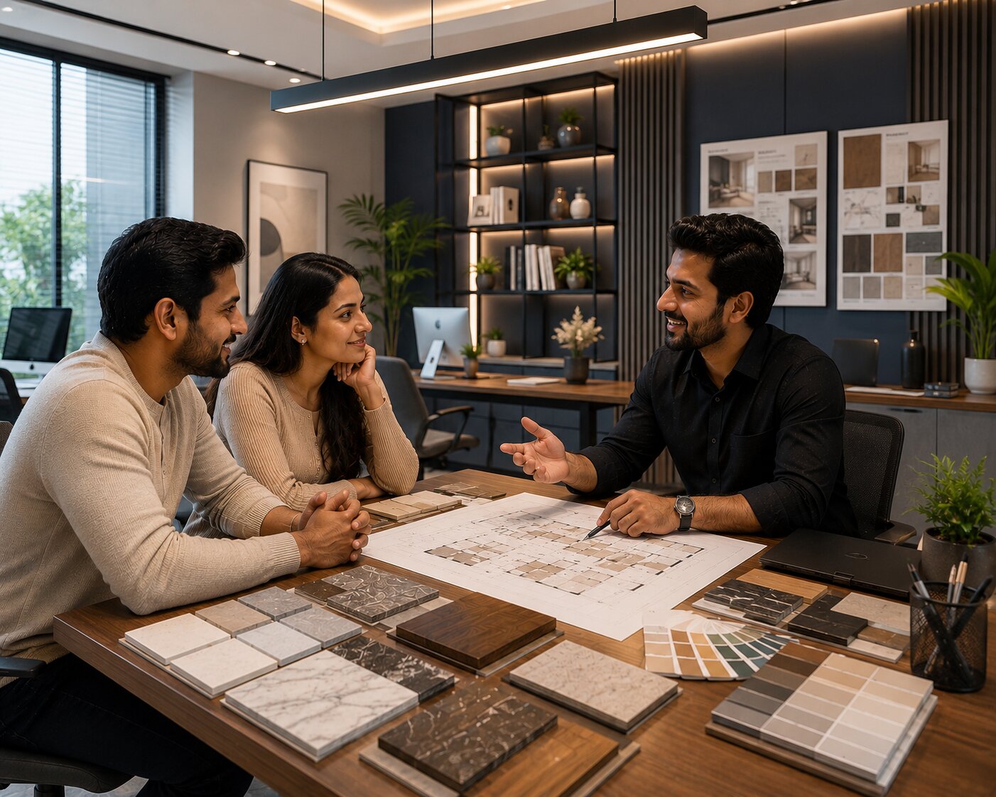 Elegant interior design and decoration