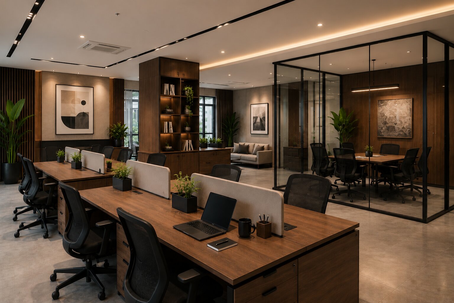Commercial interior furniture project