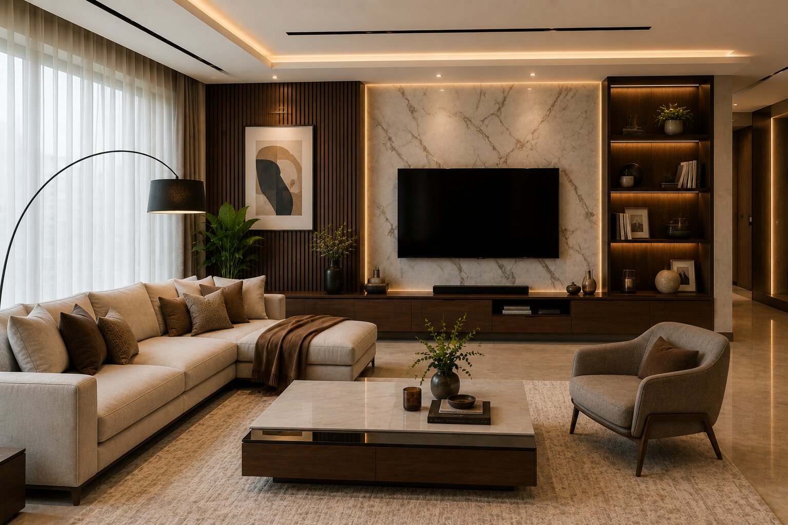 Elegant living room furniture