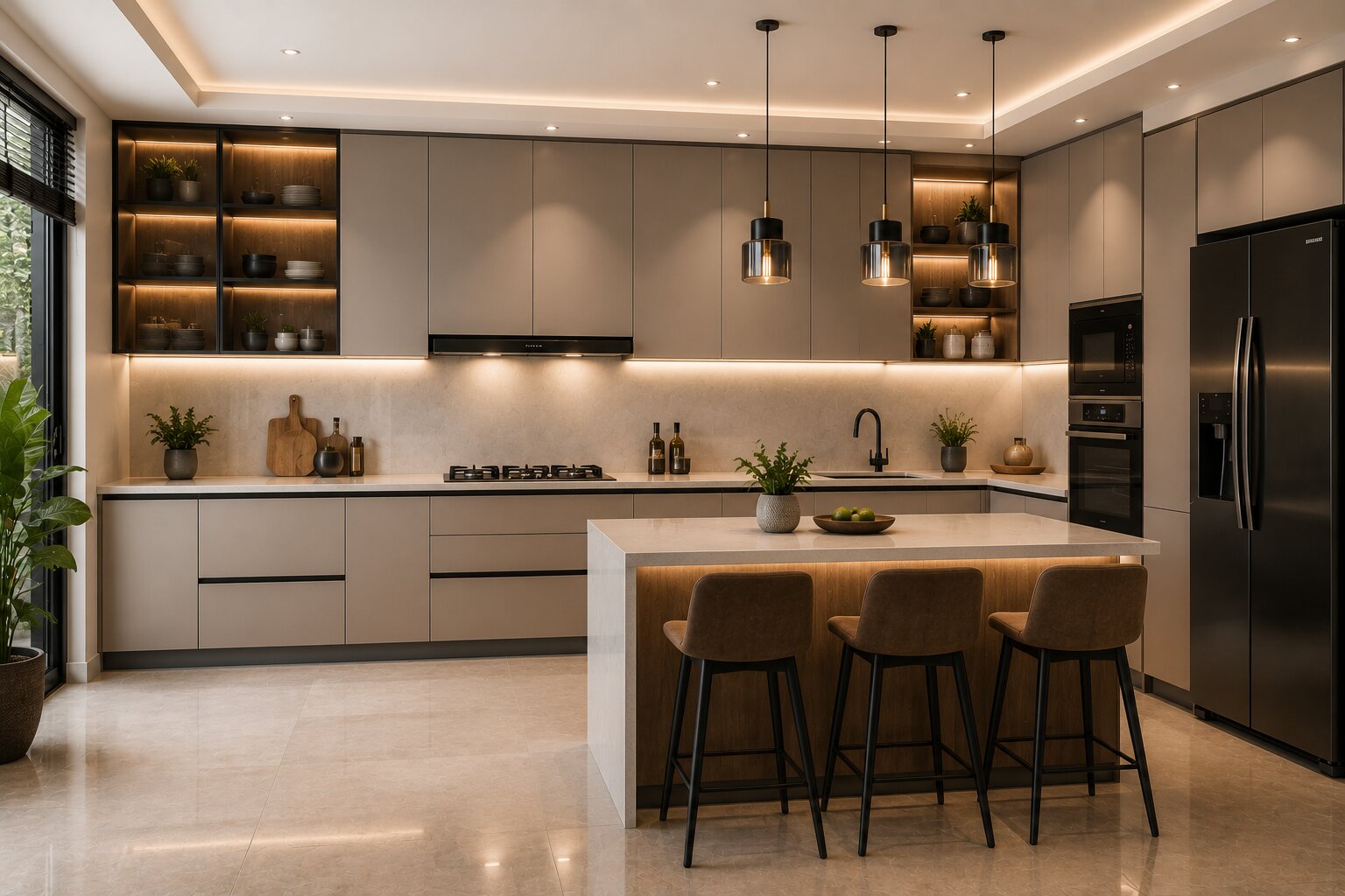 Kitchen furniture and interior design