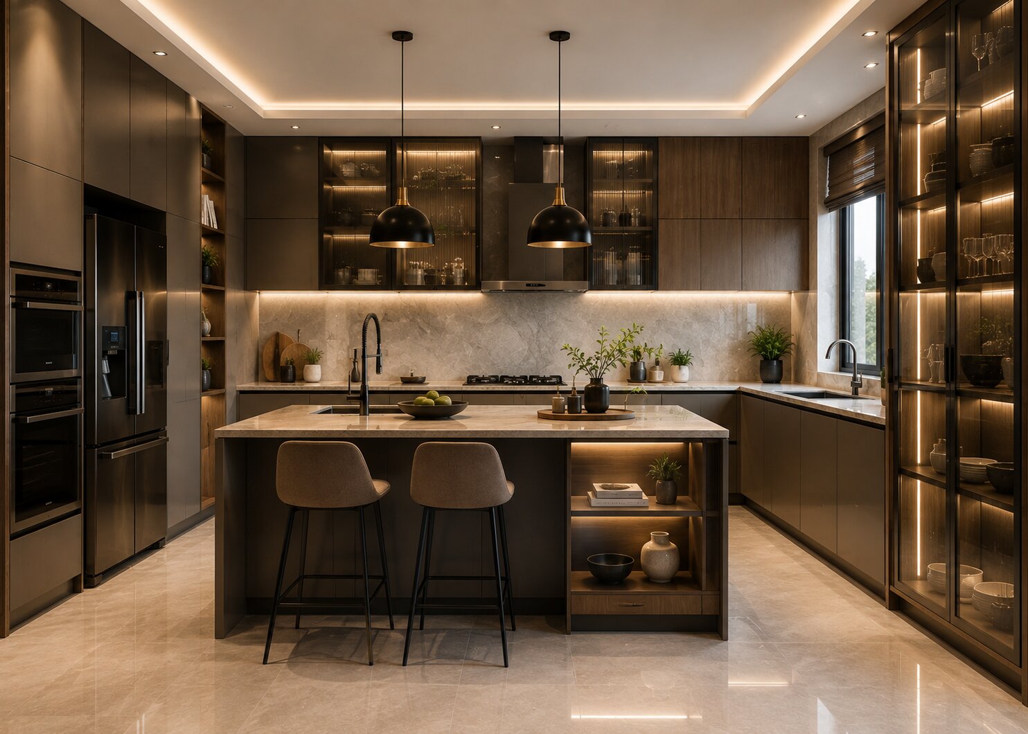 Modern modular kitchen design